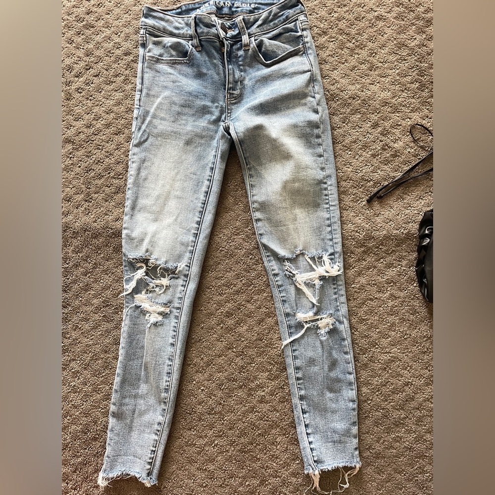 American Eagle Blue Skinny Jeans!